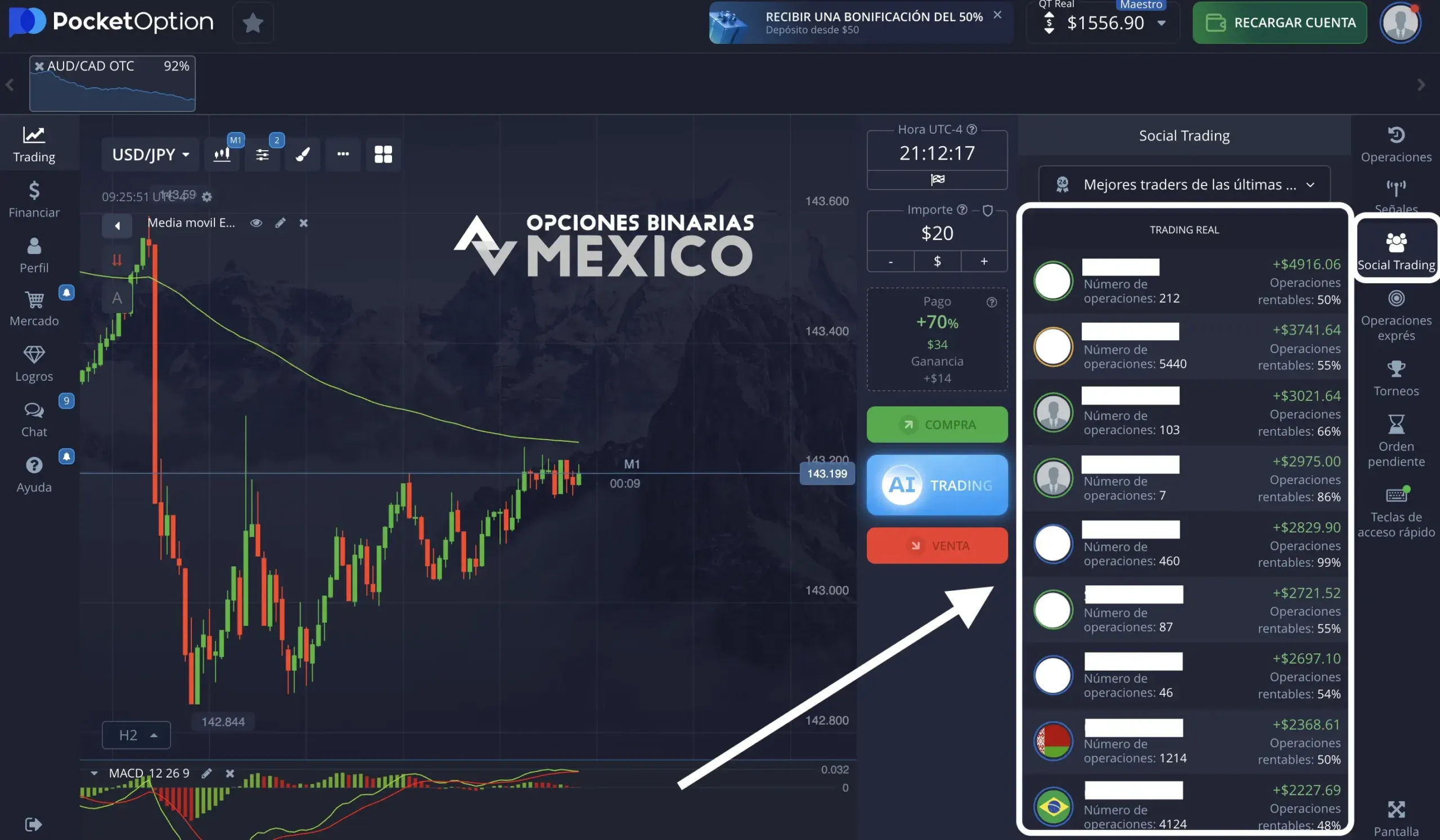 Definición de copy trading