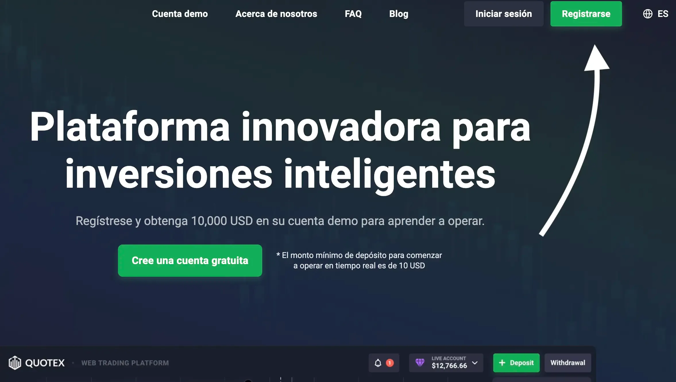 Proceso de registro