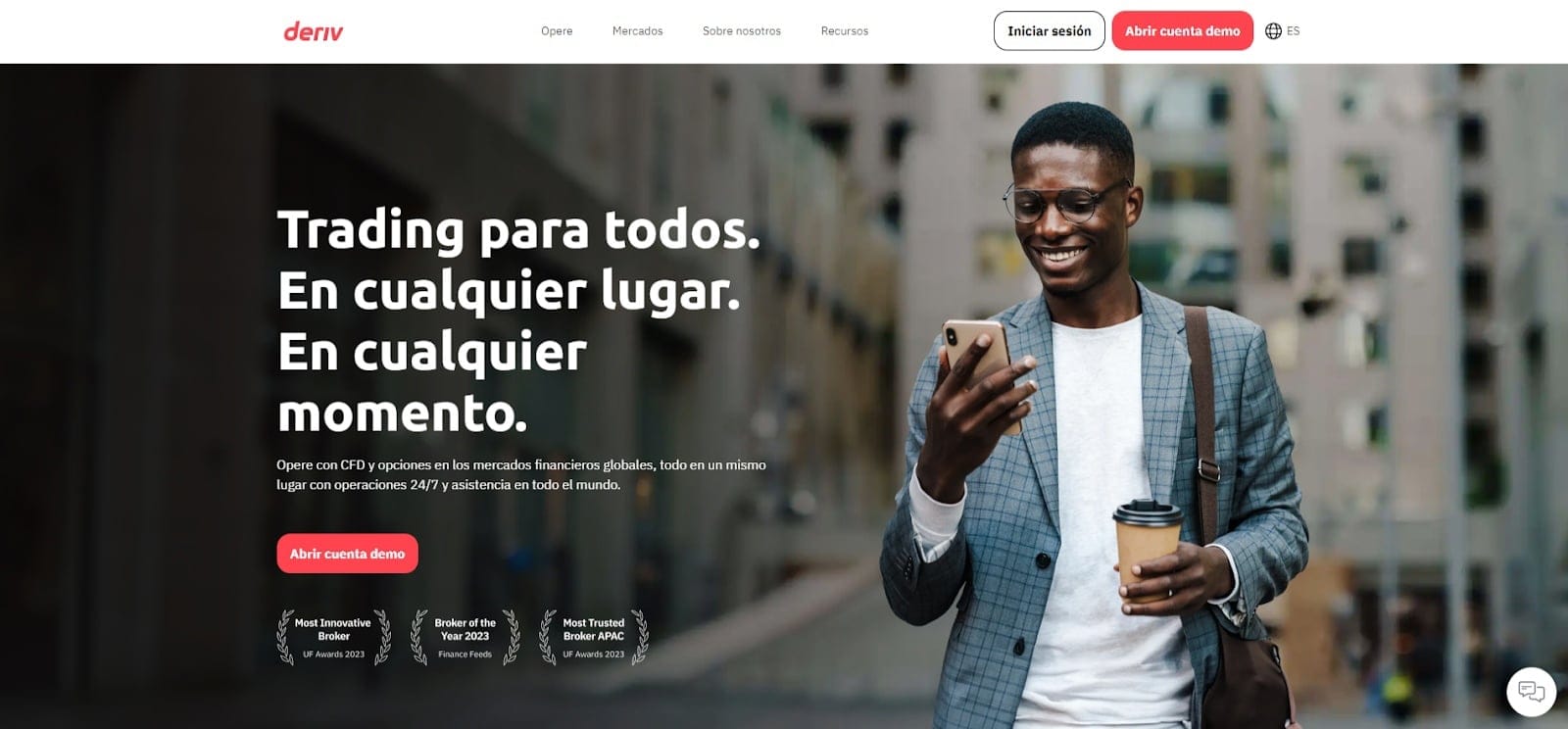 deriv home page